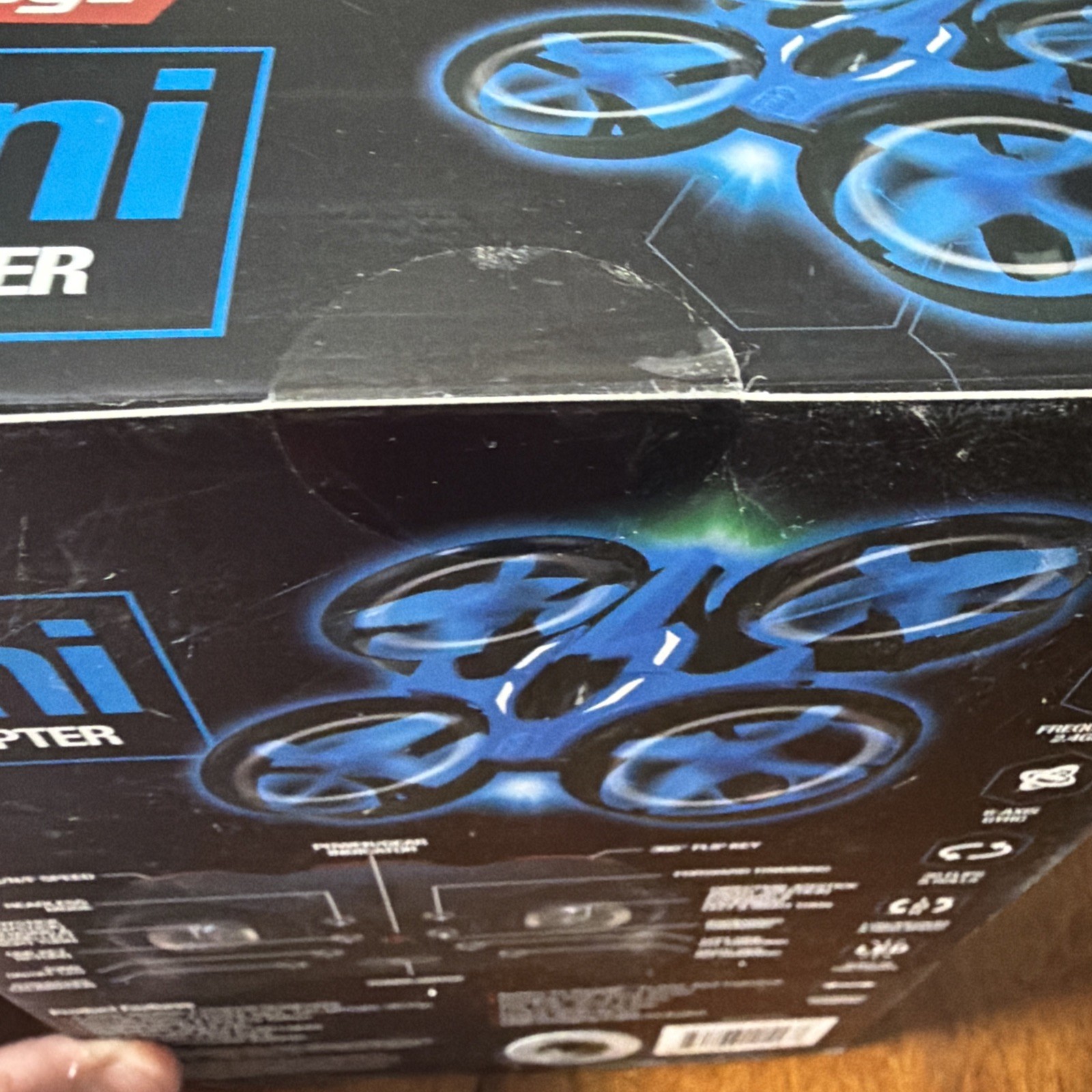 2021 TECH TOYZ MINI QUADCOPTER BLUE- New Sealed