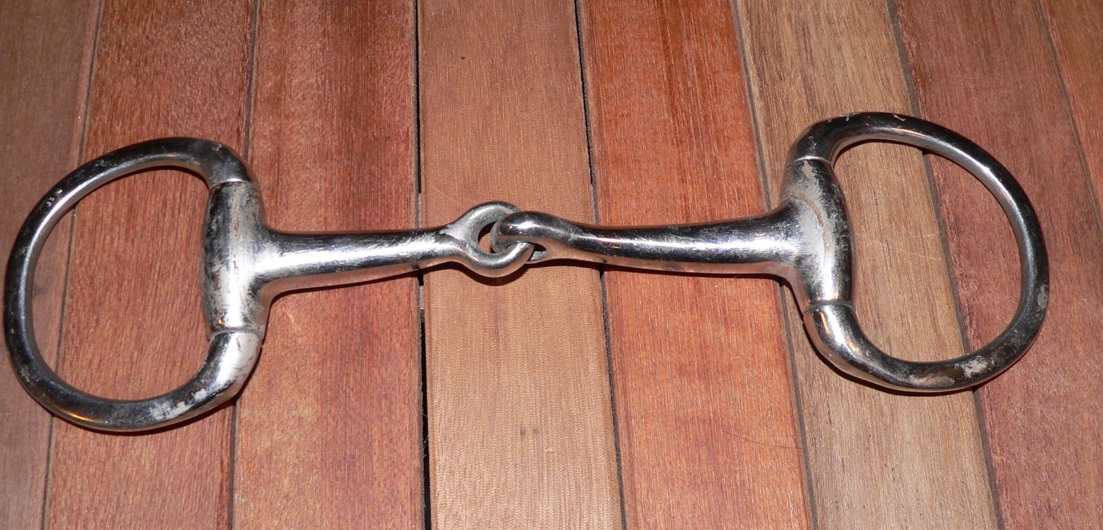 Eggbutt Snaffle Horse Bit 5" wide mouthpiece Solid Stainless Steel
