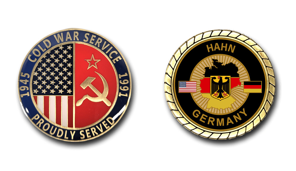Hahn Germany Cold War Veteran Duty Station Challenge Coin