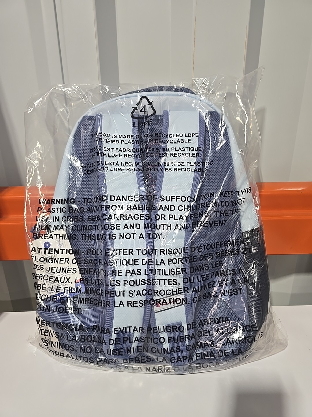Champion Center Backpack w/ Laptop Sleeve - Light Blue