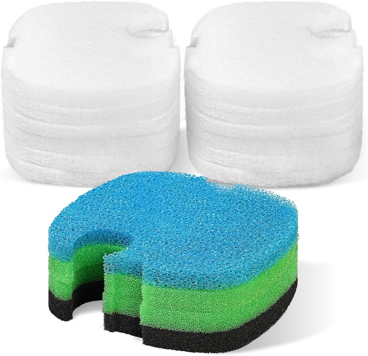 Replacement Canister Filter Pads Compatible with SUNSUN HW-304B/404B/704B/3000 C