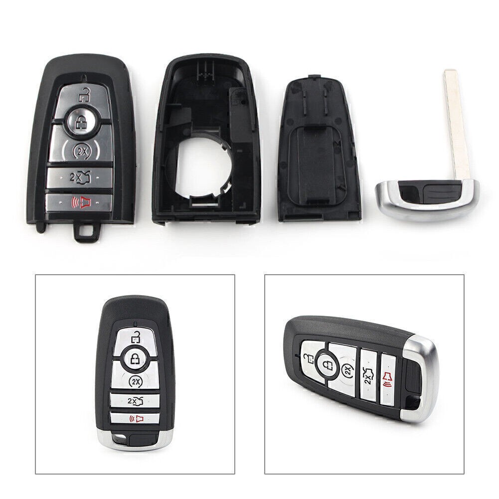 Smart Remote Key Shell Case Fob 5Buttons Replacement Fit 17-20 Ford Edge Fusion