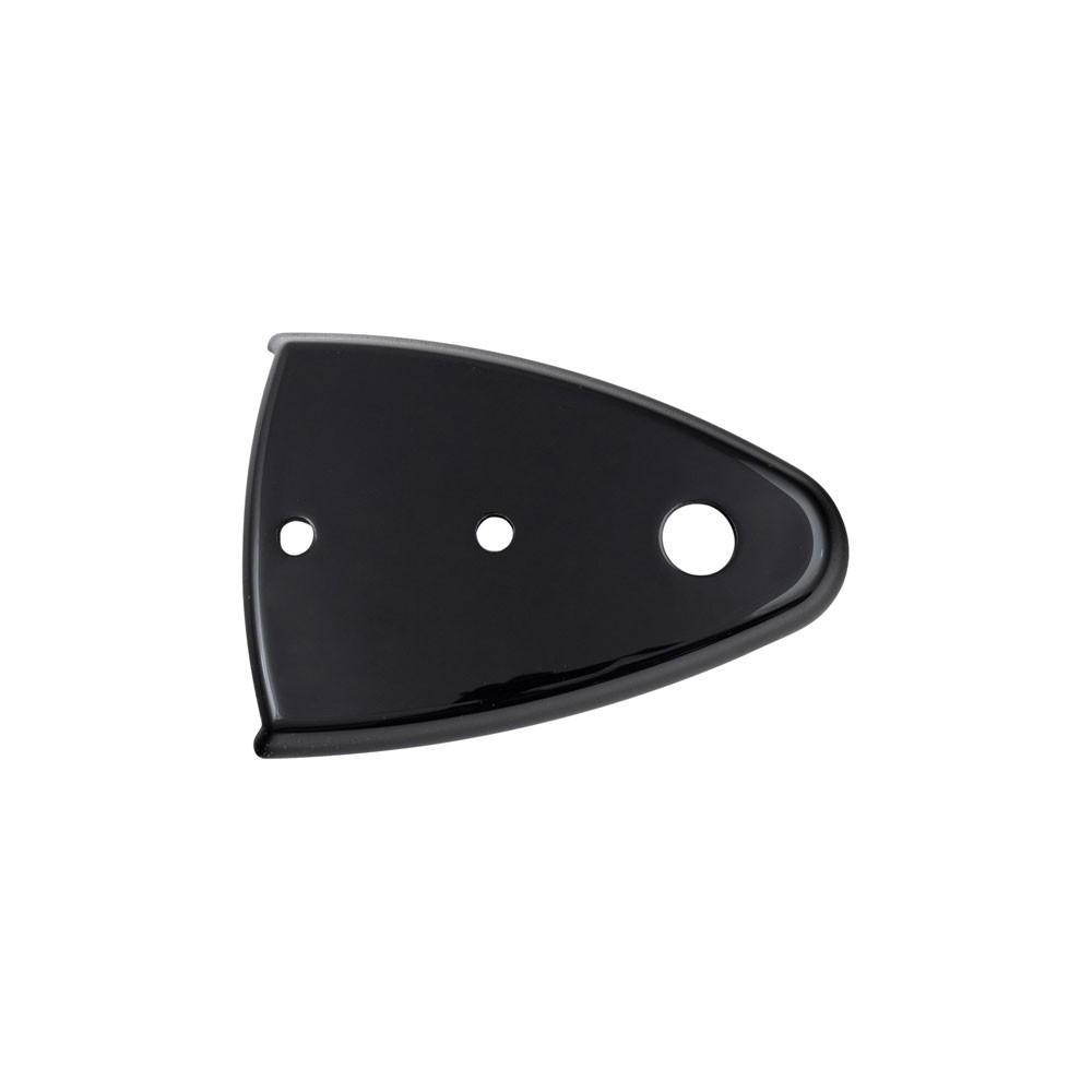 Zamp HTA25003; One Way Radio Mount for Zamp RZ-70E & RL-70E Helmets, Gloss Black