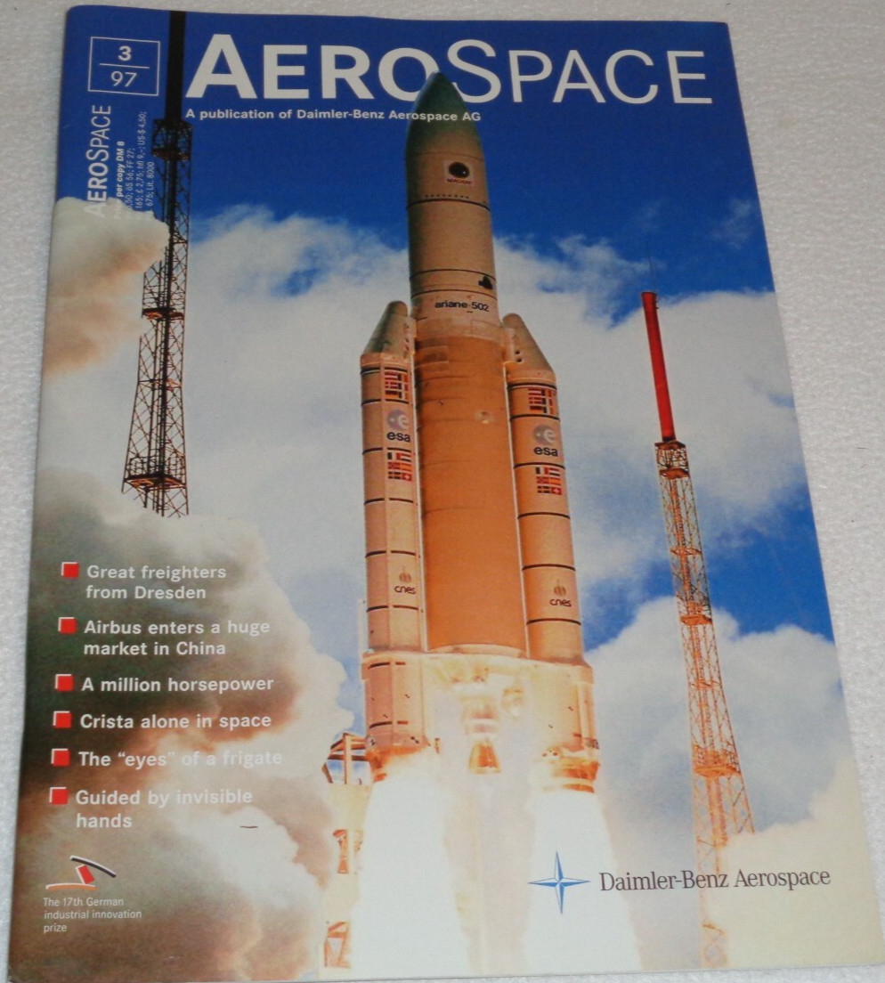 AeroSpace Daimler-Benz 1997 Original Publication Space Rockets Launches
