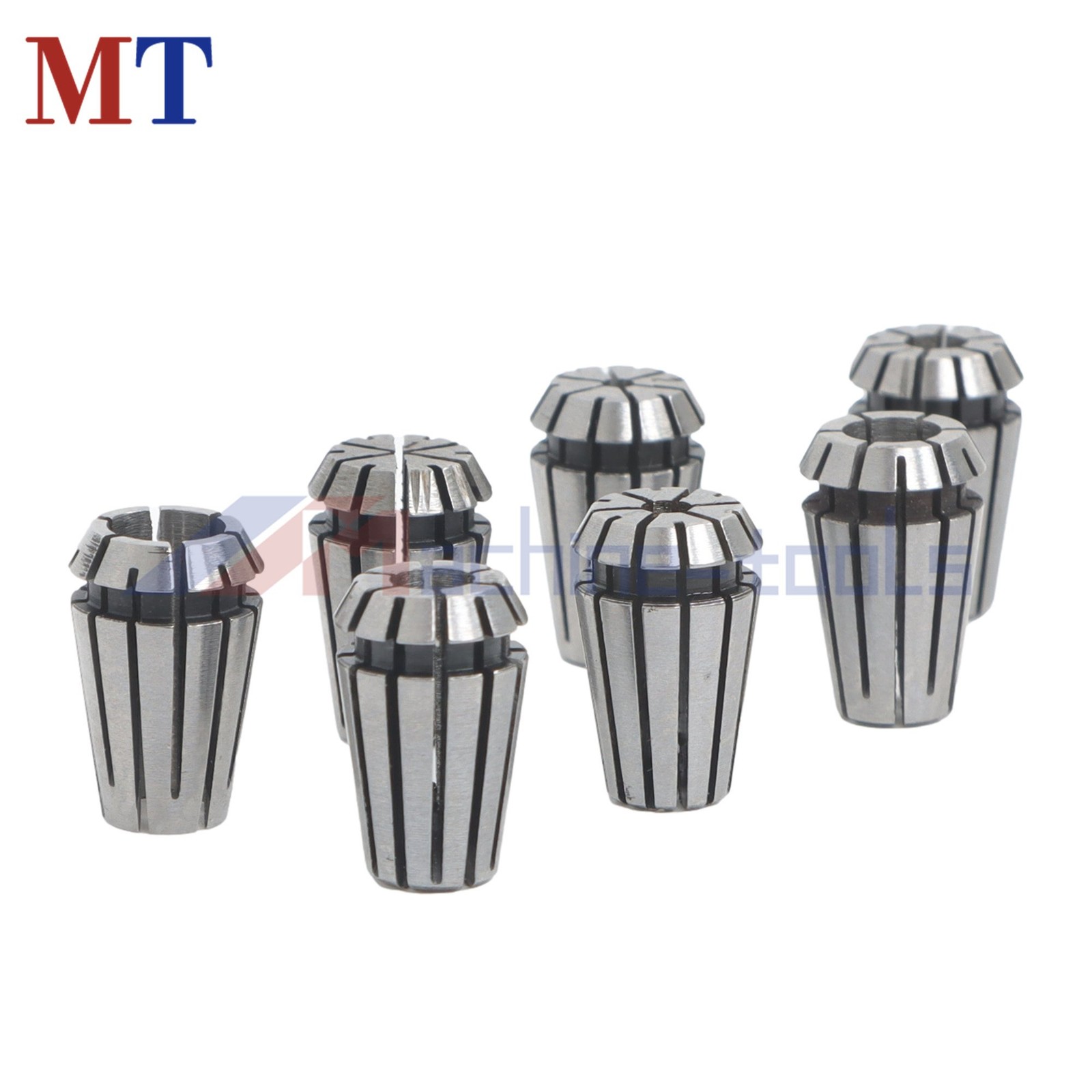 7 Pack ER11 Collet Kit 1-7mm Spring Type for Engraving Machine Tool