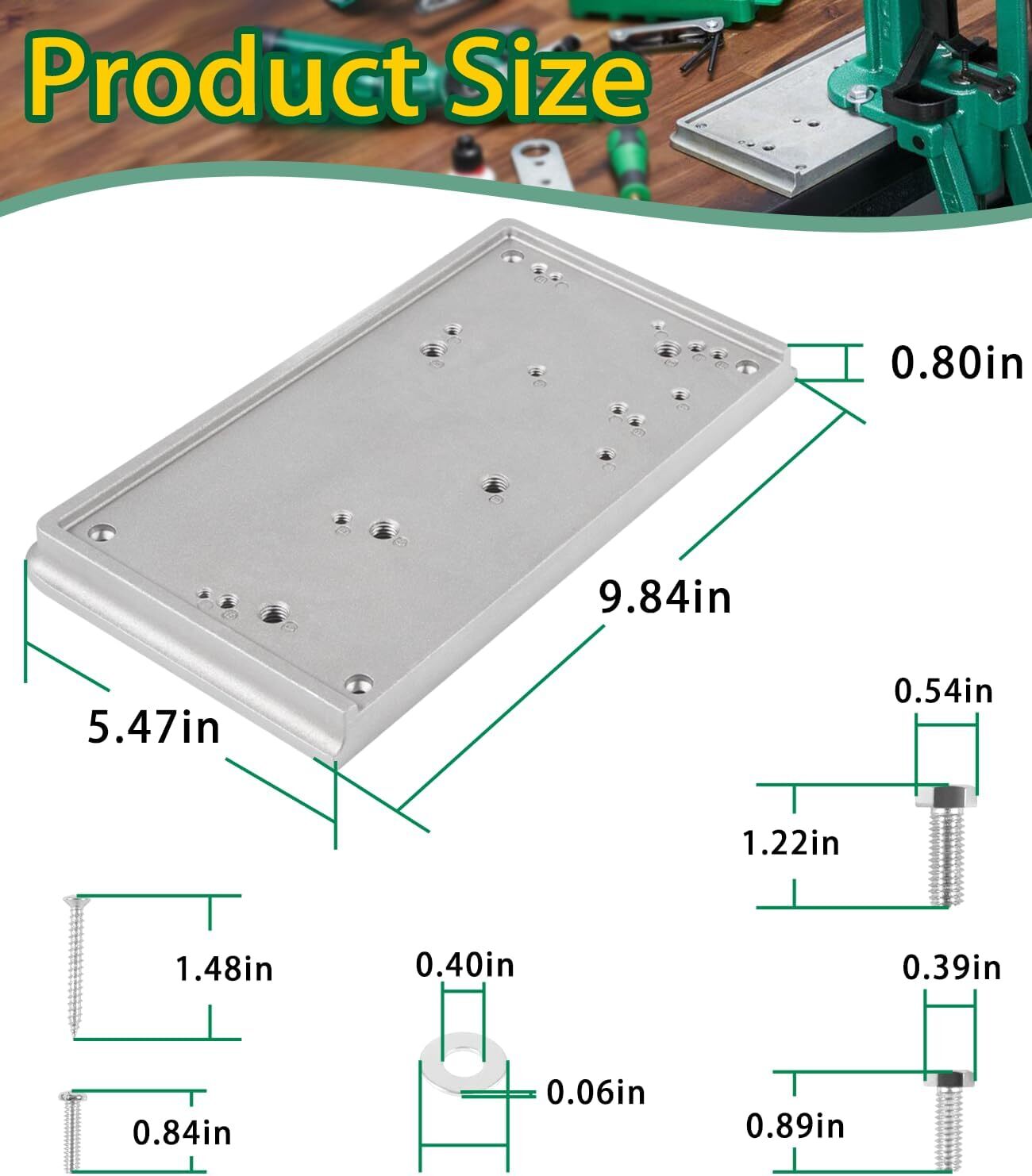 Accessory Base Plate-3 9282 for RCBS Almost All Presses and Reloading Equipment
