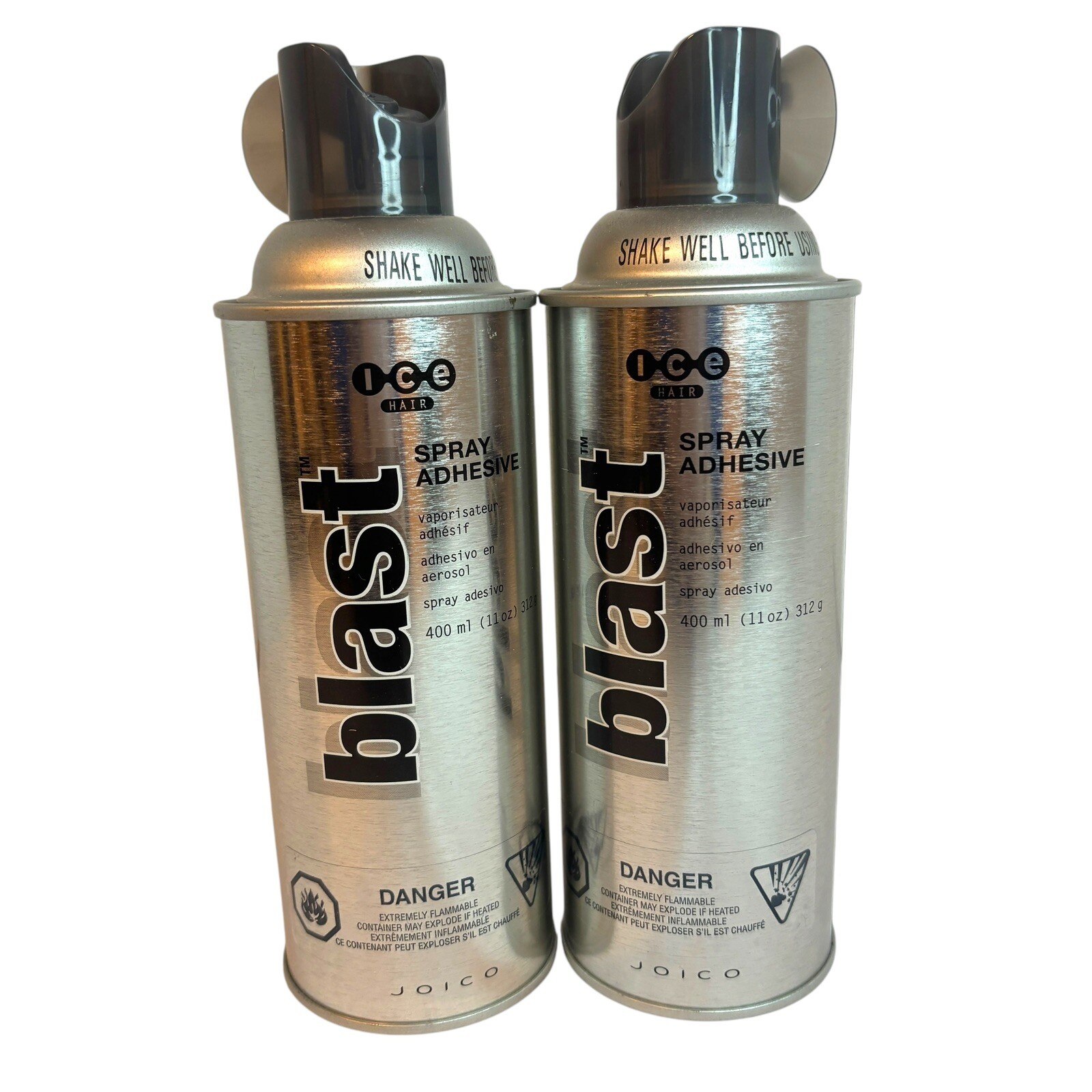 2x Lot Joico Ice BLAST Sculpting Adhesive Spray 10 oz
