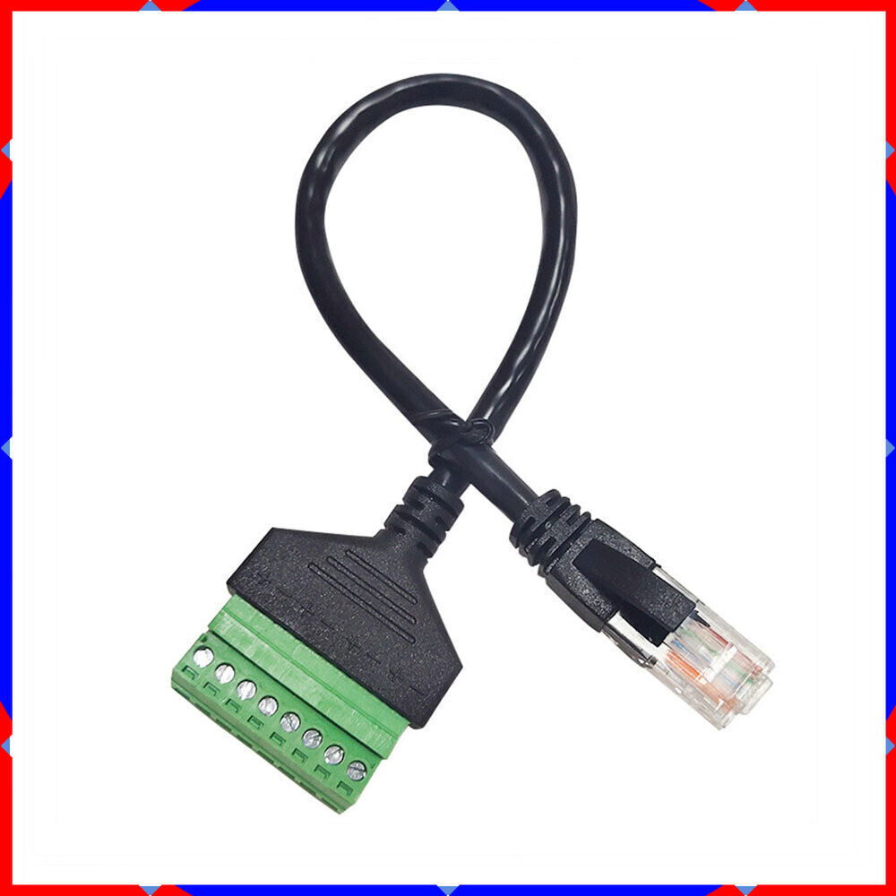 Network RJ45 Solderless fixed wiring terminal Network router extension cable PC