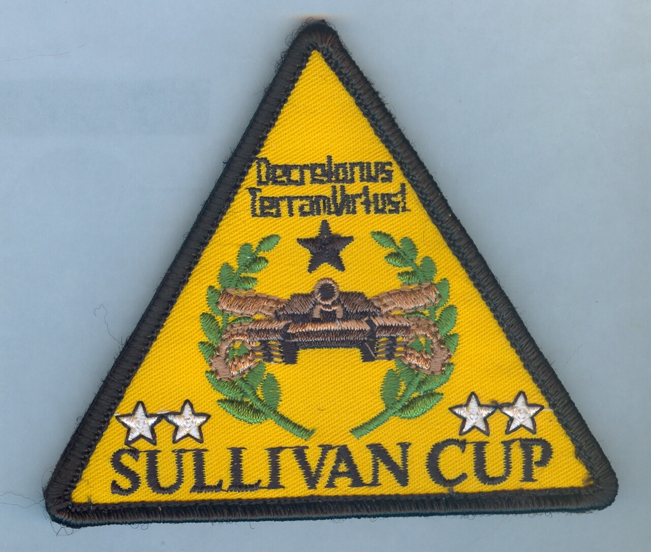 SUPERB "SULLIVAN CUP" TANK GUNNERY COMPETITION PATCH - NICE .. HARD TO FIND .. X