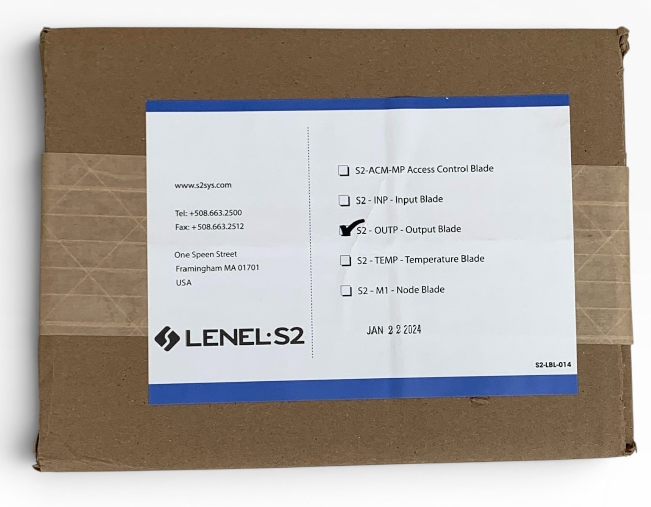 Lenel S2 Security S2-OUTP Output Blade
