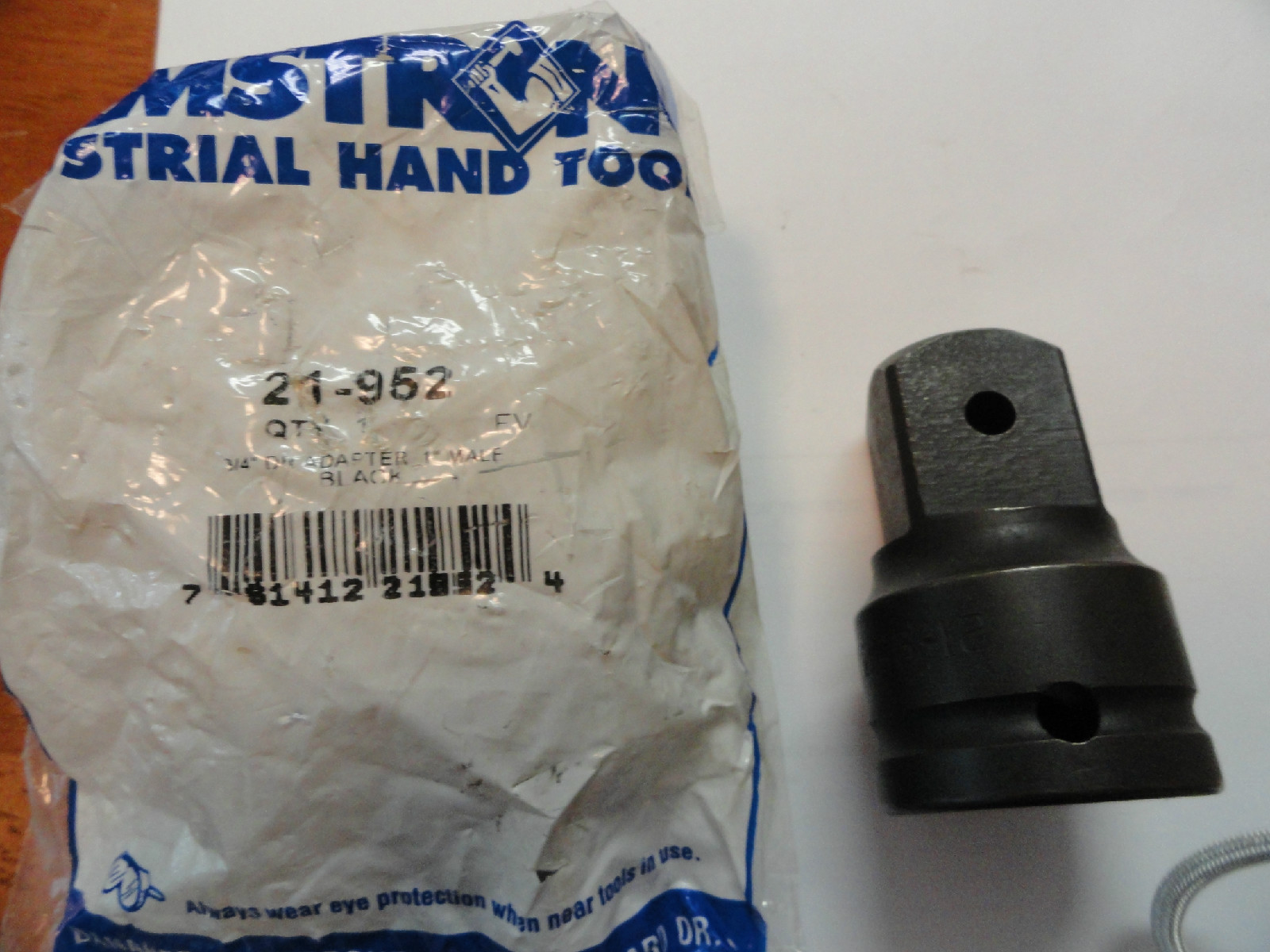 New. Armstrong 3/4" Drive X 1" Impact Drive Adaptor, 21-952