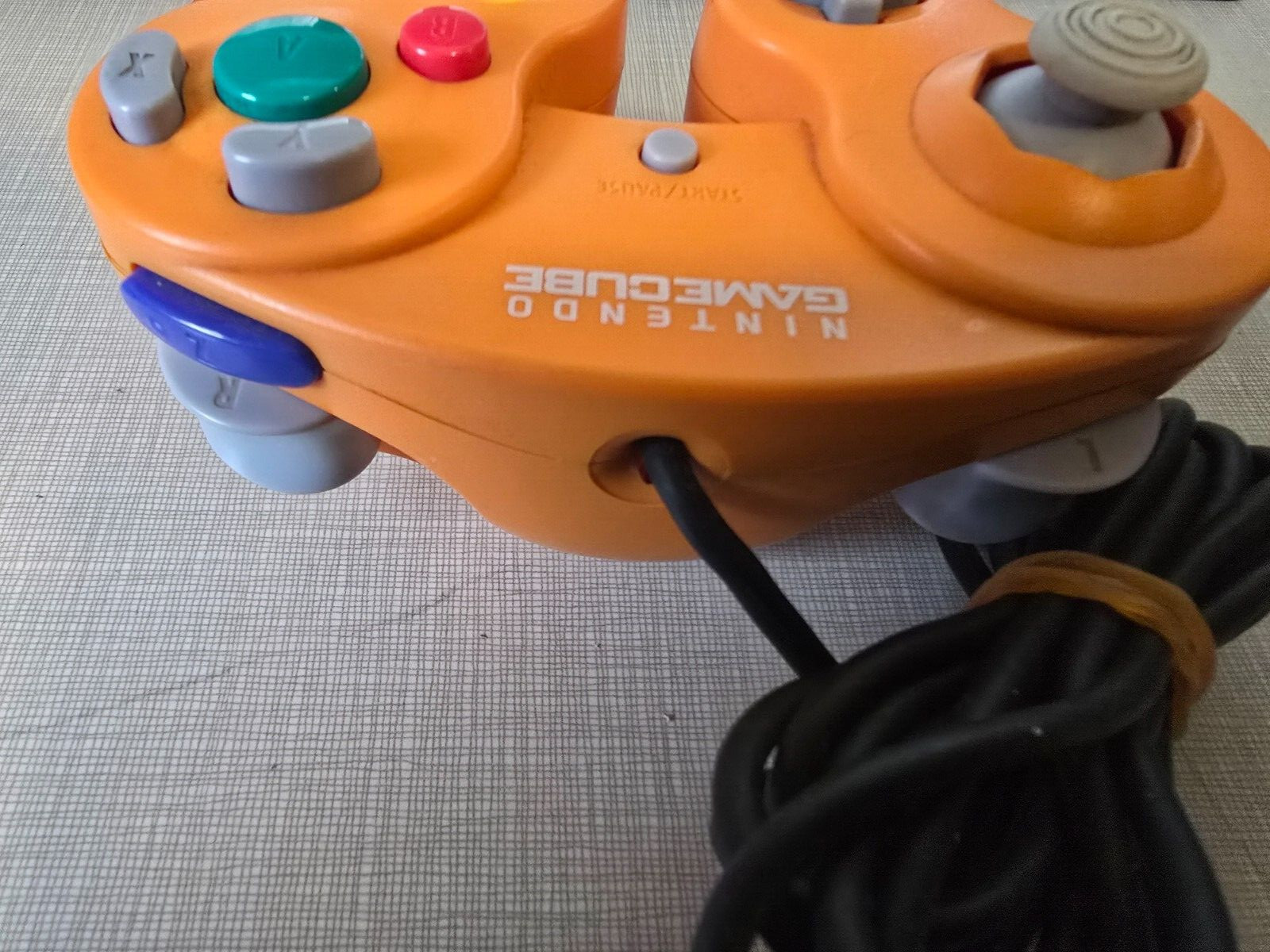 Nintendo Official GameCube Controller Orange NGC DOL-003 US SELLER