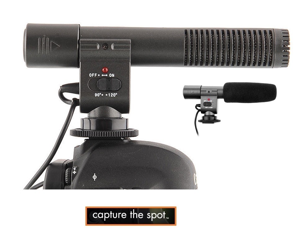 Mini Condenser Pro Microphone For Canon EOS RP M50 Rebel SL3