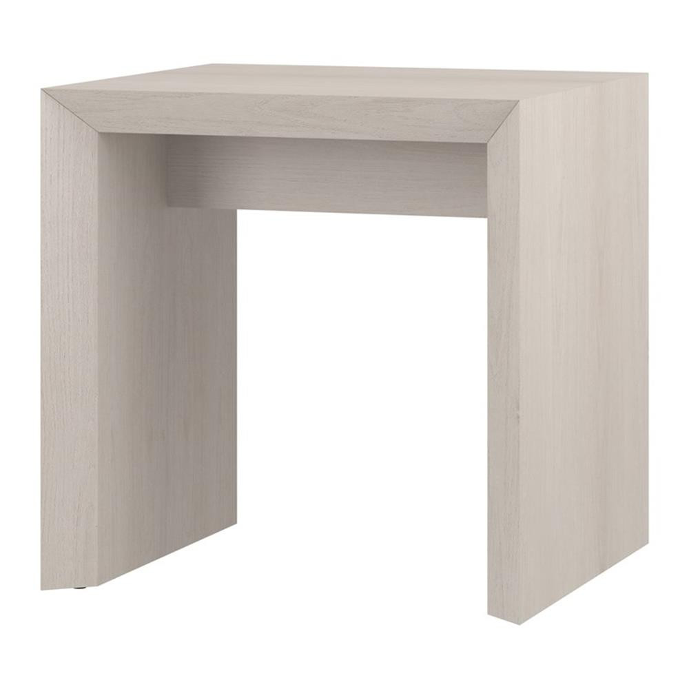 Henn&Hart 22" Alder White MDF Side Table