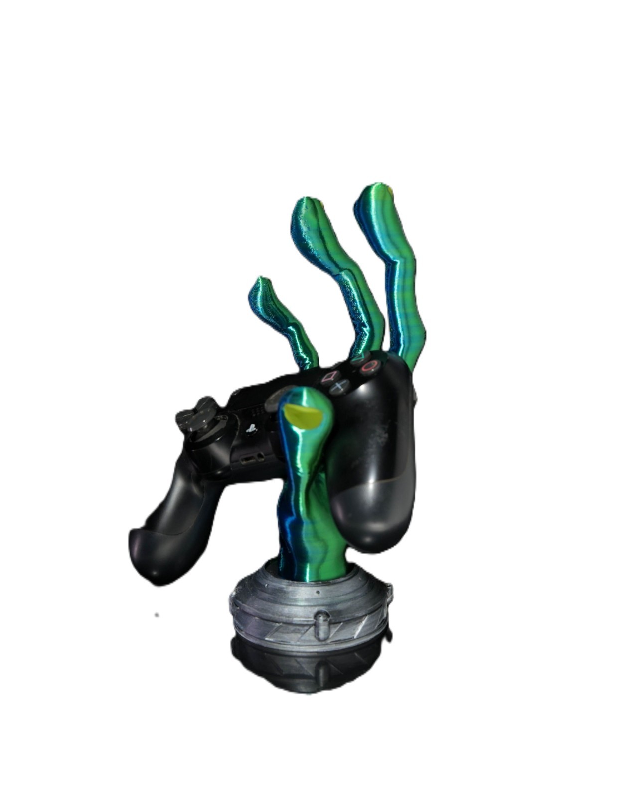 4-Finger Alien Hand Controller Holder Stand for PS5 Xbox - 3D Printed Decor