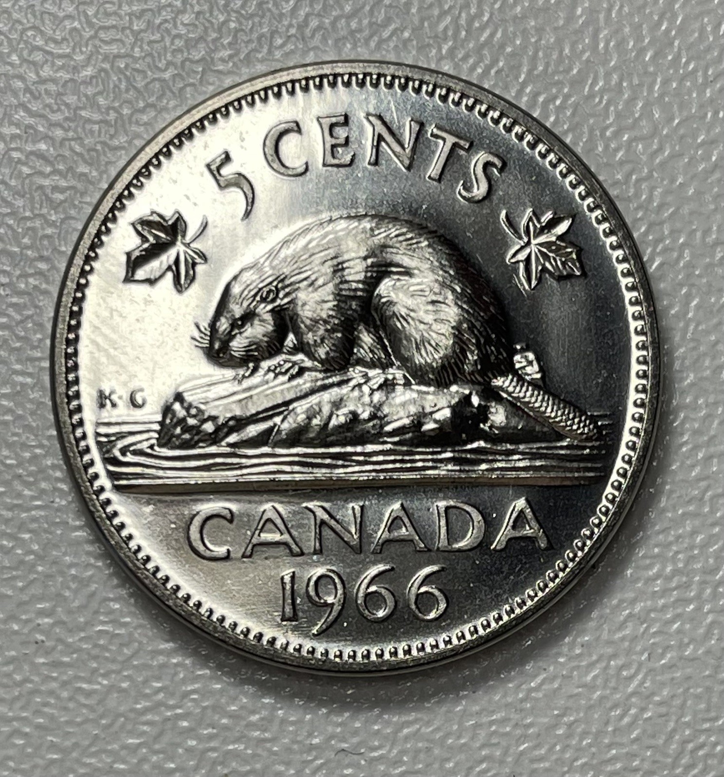 Canada, 5 cents, 1966, BU