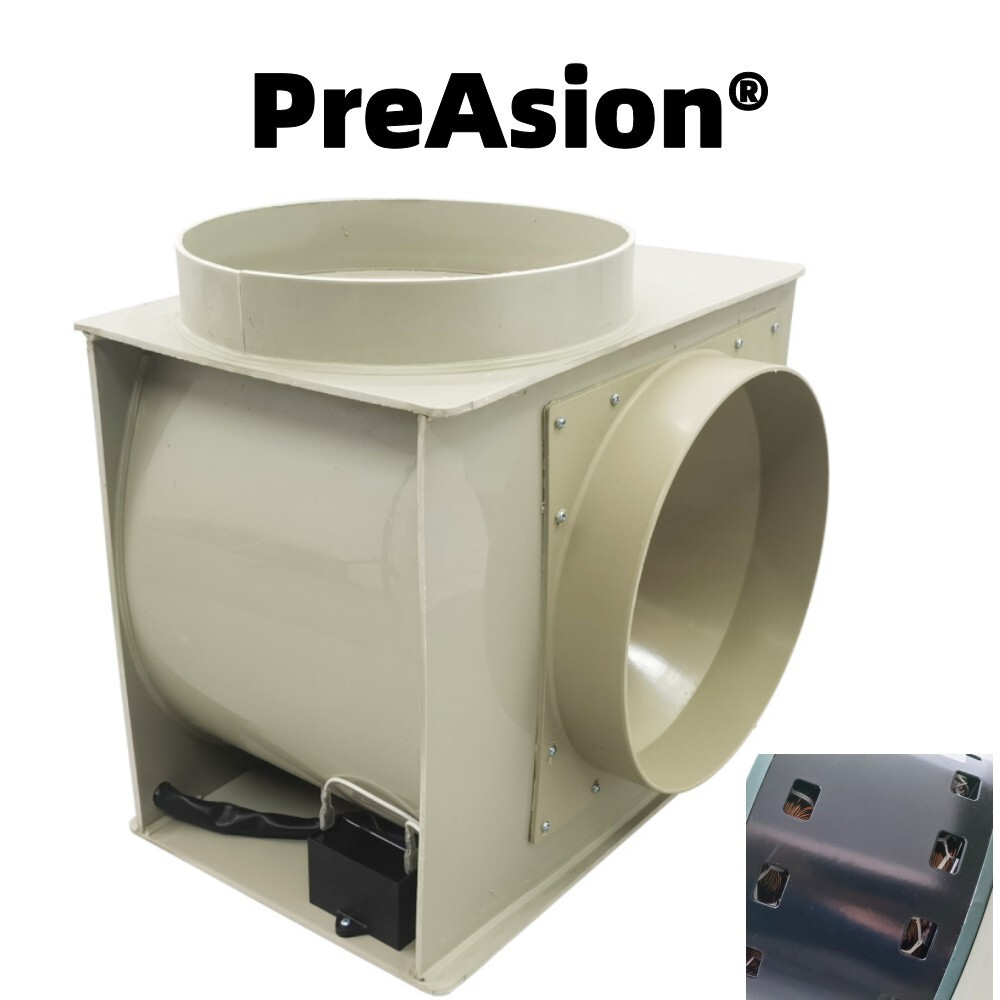 110V Centrifugal Blower Fan PP250 40DB Sound off Laboratory Fume Hood 300W