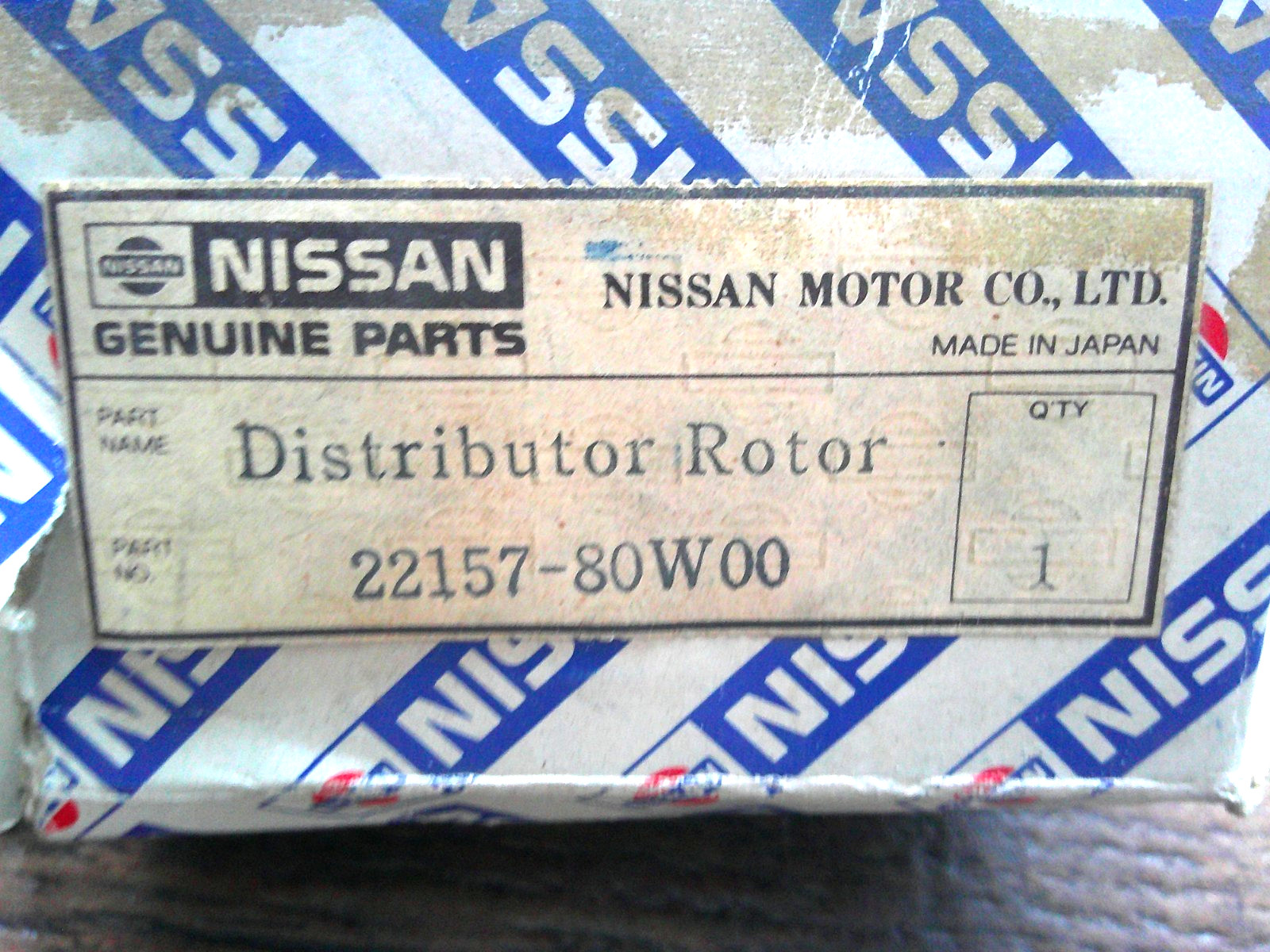 *NEW* GENUINE NISSAN Distributor Rotor, OEM 22157-80W00
