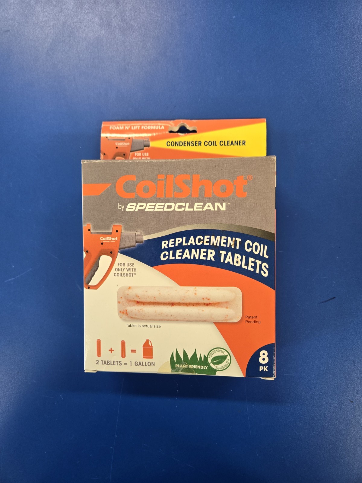 SPEEDCLEAN/DIVERSITECH  - COILSHOT TABLETS, PACK OF 8 - SC-CS-TABS