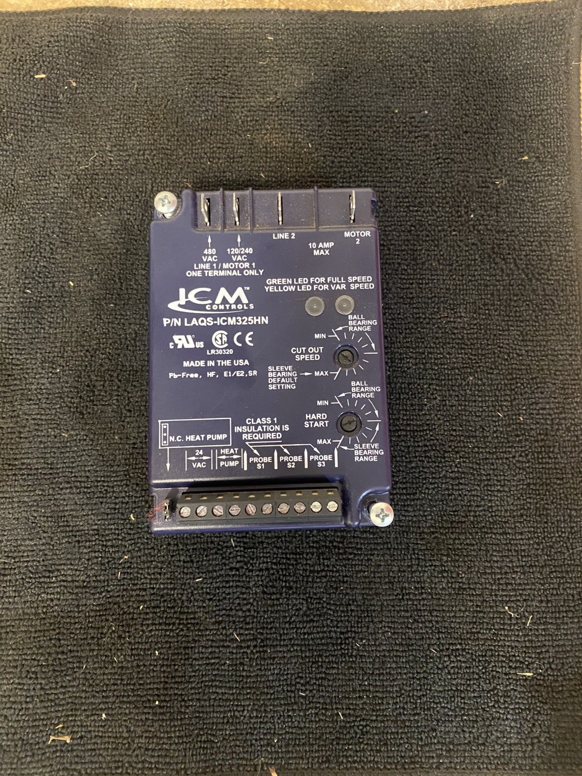 ICM LAQS-ICM325HN Single-Phase Head Pressure Control