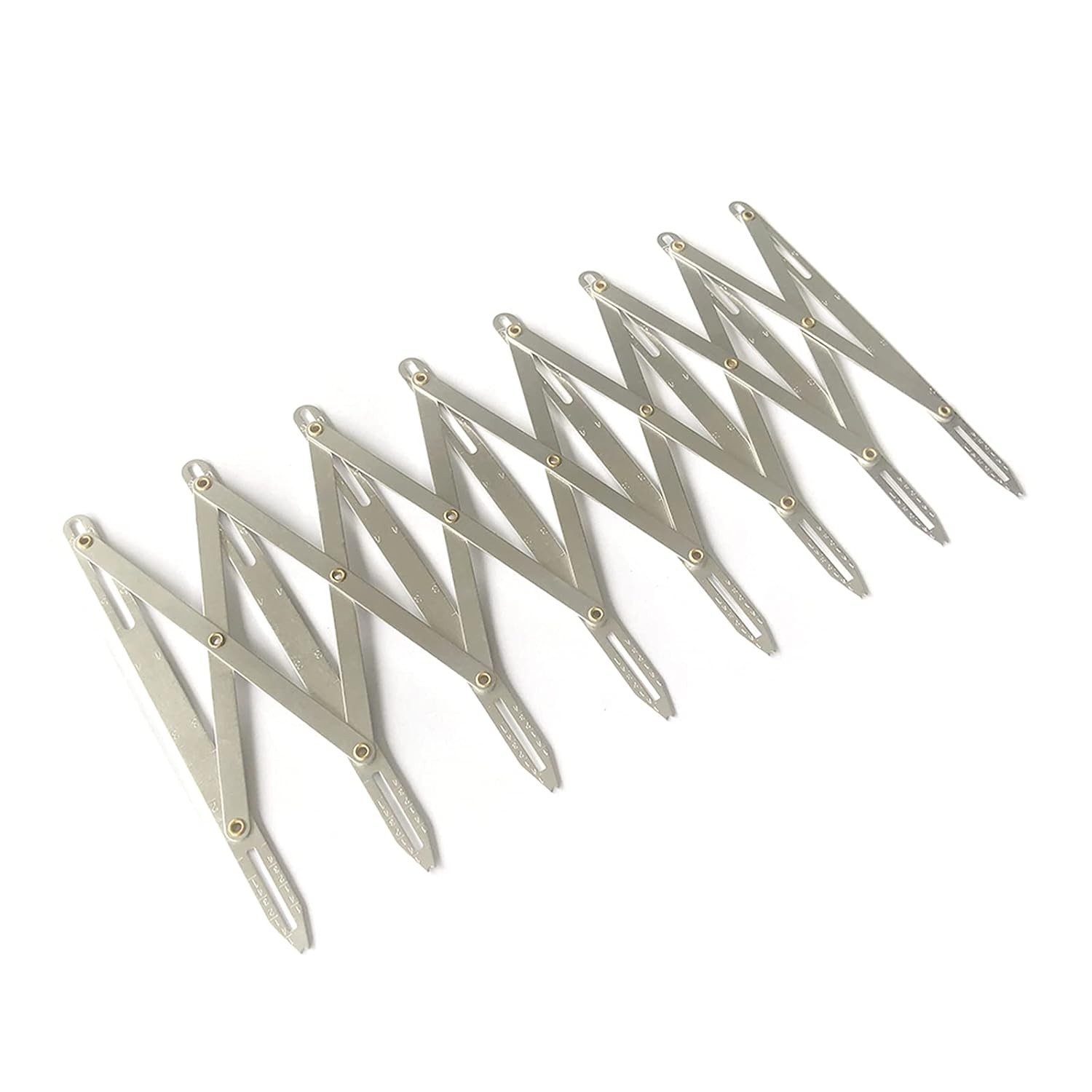 Aluminum Expanding Sewing Gauge Button Guide Spacing Device for Silver