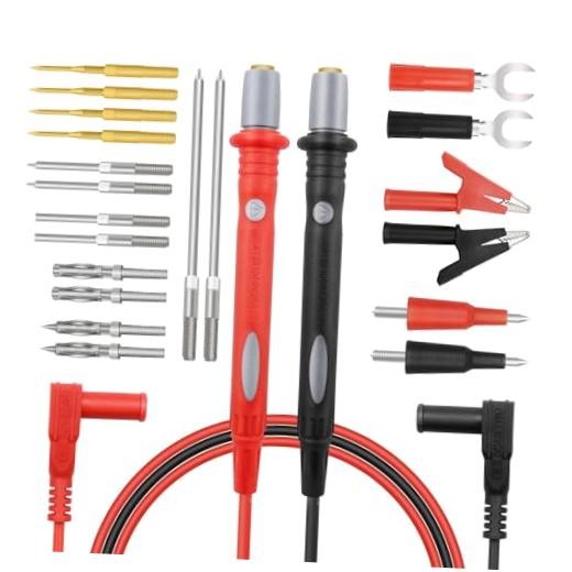 22-Piece Multimeter Test Lead Kit, Back Probe Test Leads,Multimeter