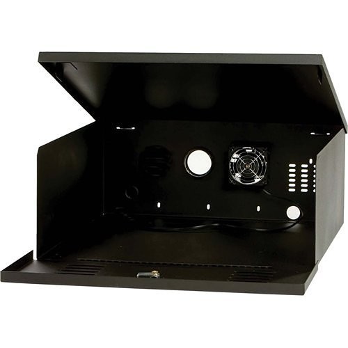 Mier Products BW-200 Lockbox Indoor NEMA 1 Fan-Ventilated DVR NVR CPU Enclosure