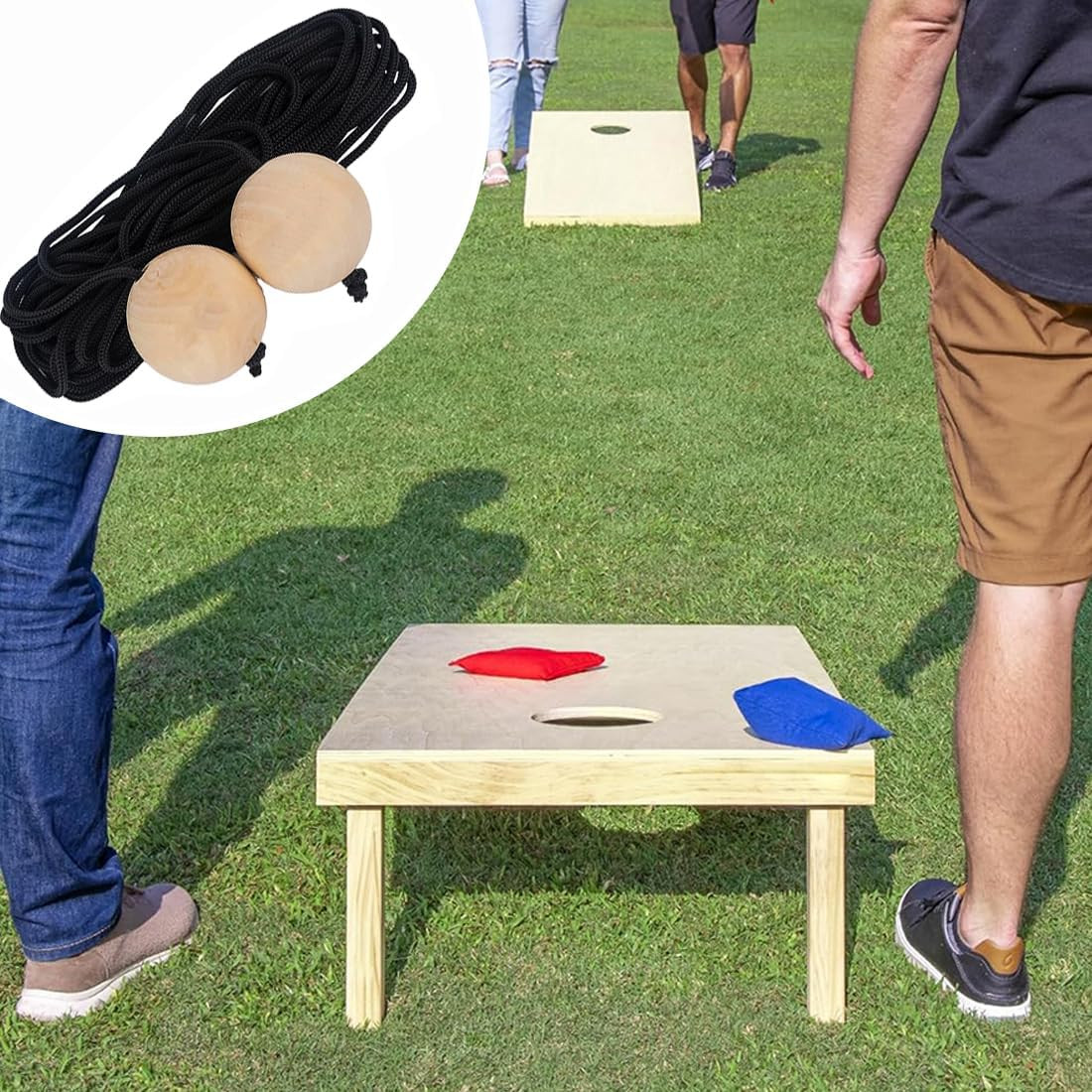 Cornhole Boards Distance Setup Tool, Cornhole Game Measuring Device, Accessories