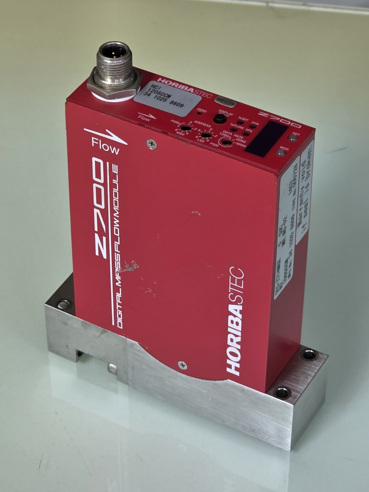 Horiba STEC Z700 SEC-Z714MGX Digital Mass Flow Module 100SCCM,N2, Fitting: 14C3