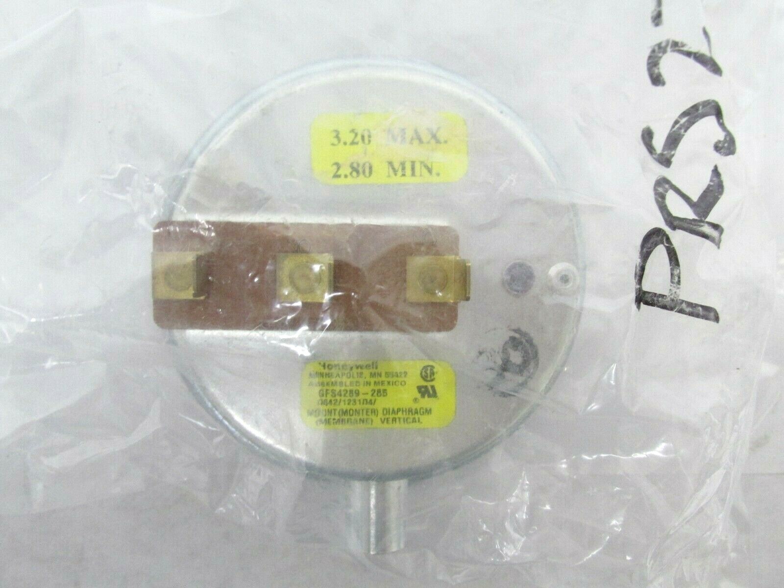Honeywell GFS4289285 Pressure Switch