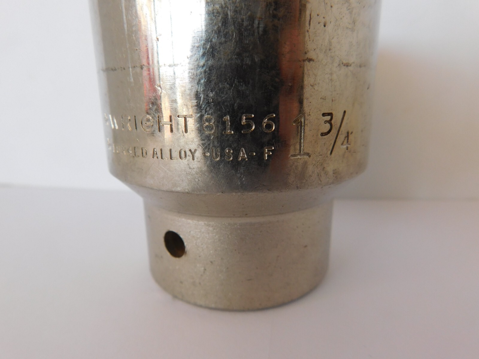 Wright Tools 1-3/4" SOCKET 8156 USA 12pt 1" DRIVE