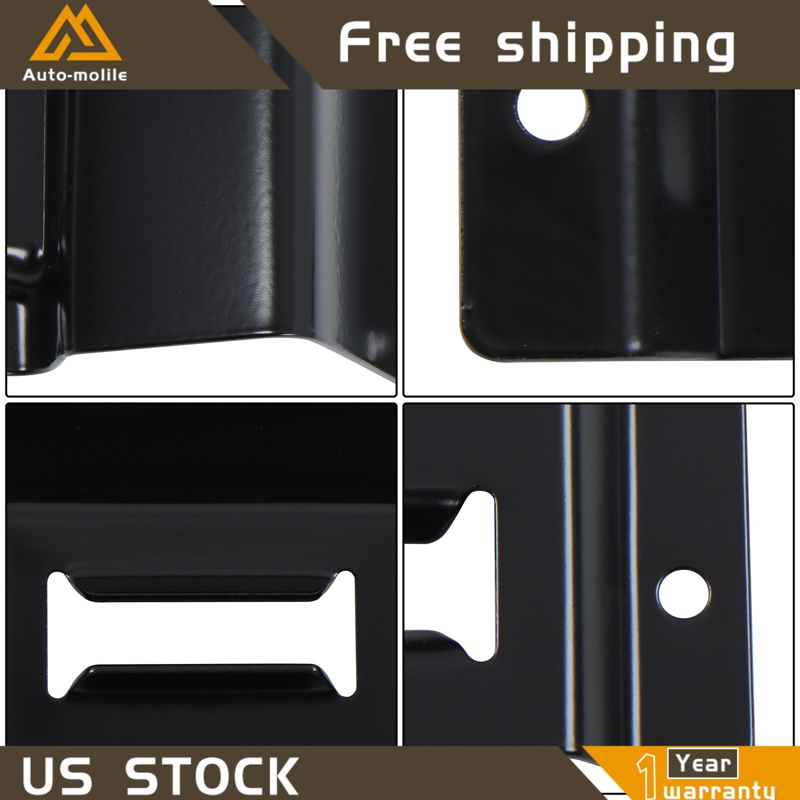Heavy Loads E Track System With Wheel Chock Black Ratchet Tie Down Straps New