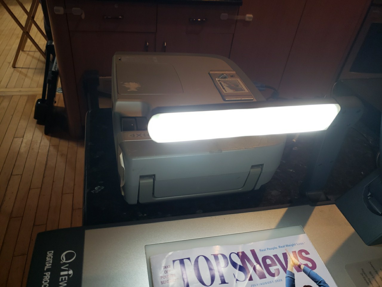 Qview QD750, Digital Processing document Visualizer projector w/remote free ship