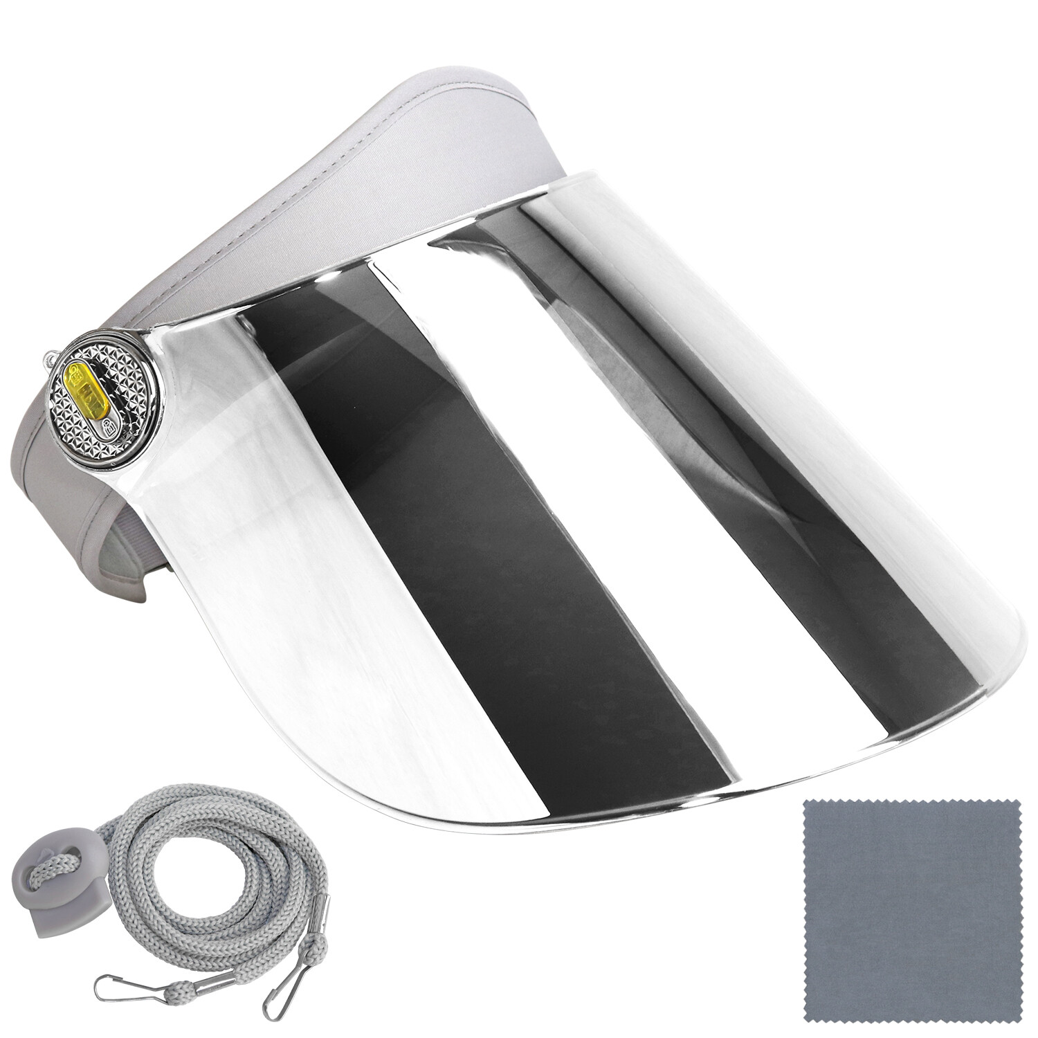 Sun Visor Hat Cap UV Protection - Premium Adjustable Solar Headband Face Shield