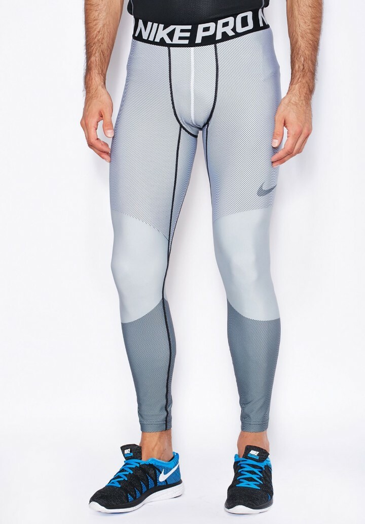 2015 Nike Pro Hyperwarm Lines Compression Pants Tights Sz Small S 699970 100 $60