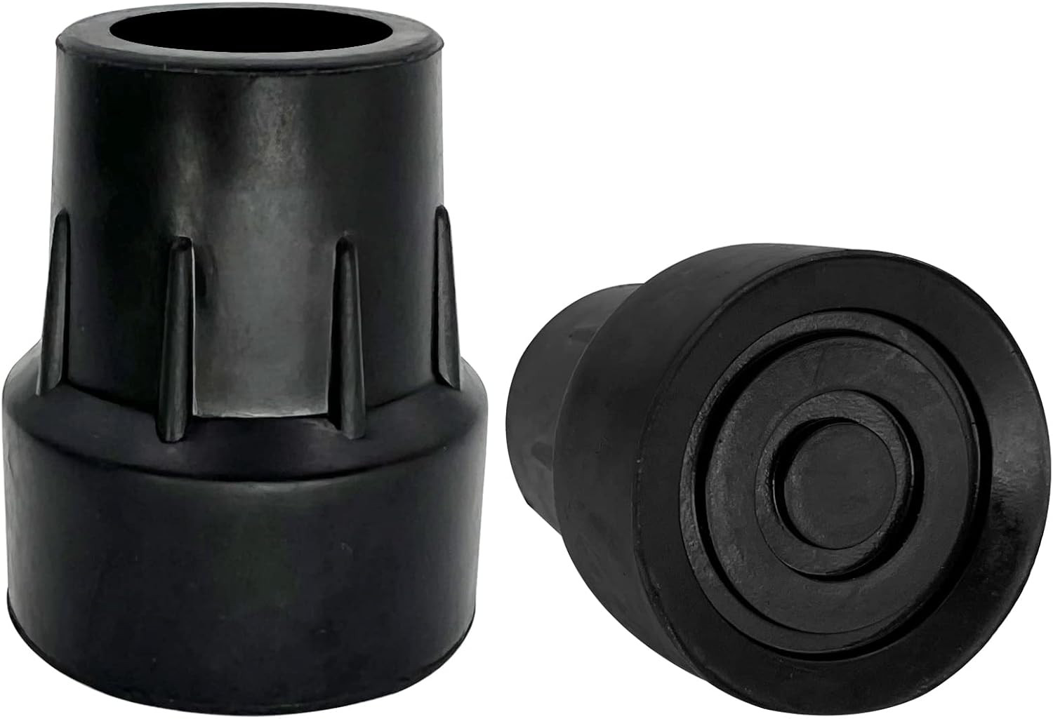 Replacement Cane Tips, Black, 1 Inch