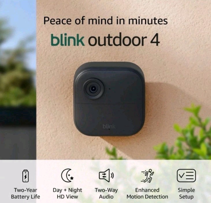 New BLINK Outdoor 4 Smart Security System w/ Sync Module Core - 5 Camera System