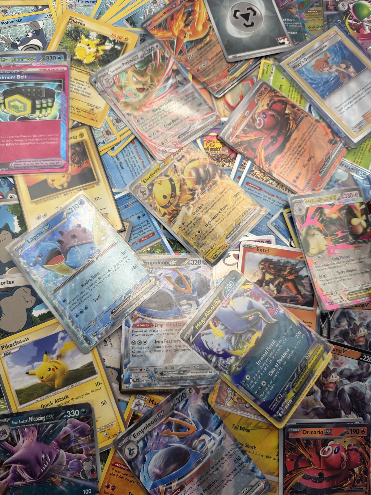 🌟 Pokemon 50 Legendary Cards VMax FULL ART EX GX V Ultra Rare Collectors Deck