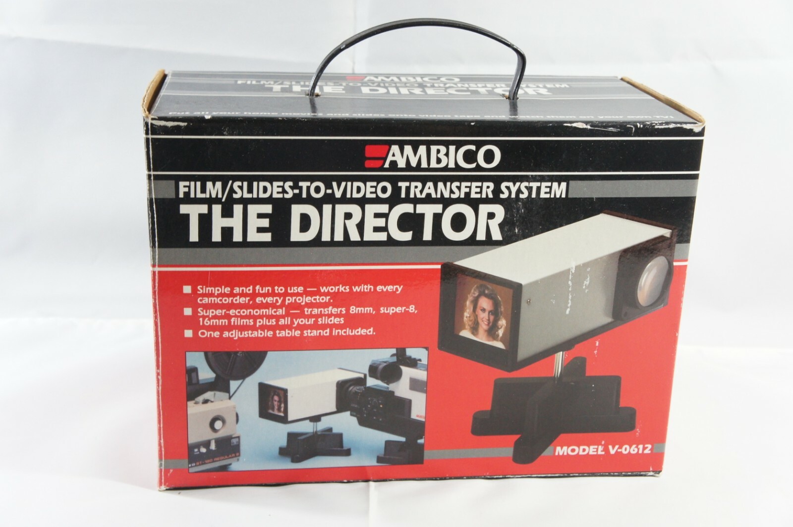 NEW Ambico Model V-0612 The Director Film To Video Transfer, Fast 2-3 days ship