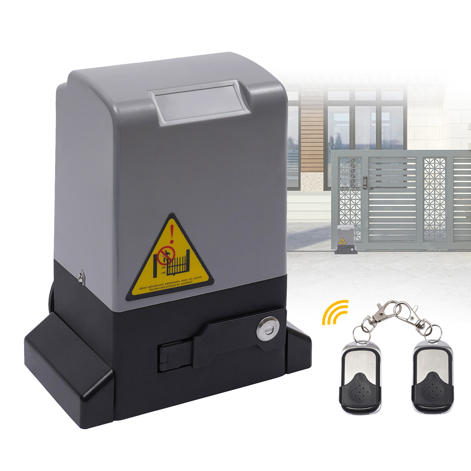 Sliding Gear Rack Driven Opener For Gate Up To 20 ft 2600 lb 550W