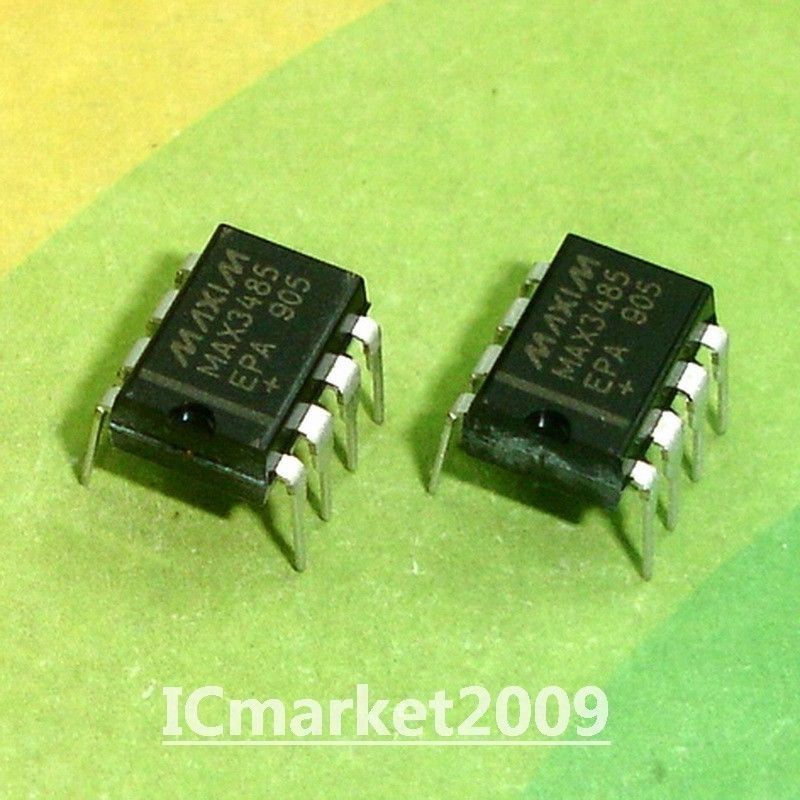 10 PCS MAX3485EPA DIP8 MAX3485 Slew-Rate-Limited True RS-485/RS-422 Transceivers