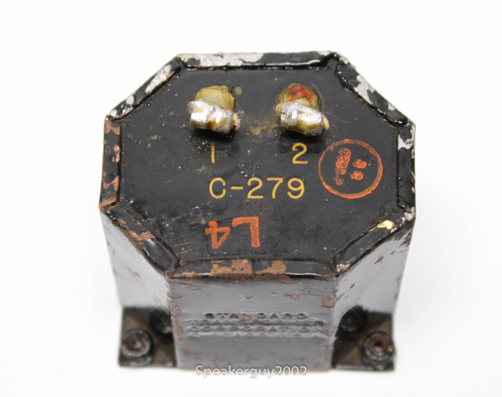 Vintage Standard Transformer Shielded Power Supply Choke / 13.5H 445 Ohm -- RM7