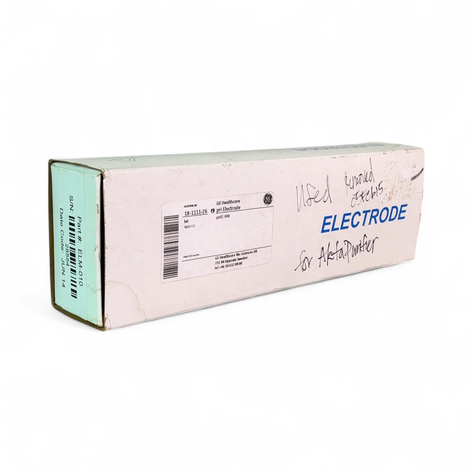 GE Healthcare Cytiva 18-1111-26 ELM-010 pH Electrode pH/C-900 USED (Best Offer!)