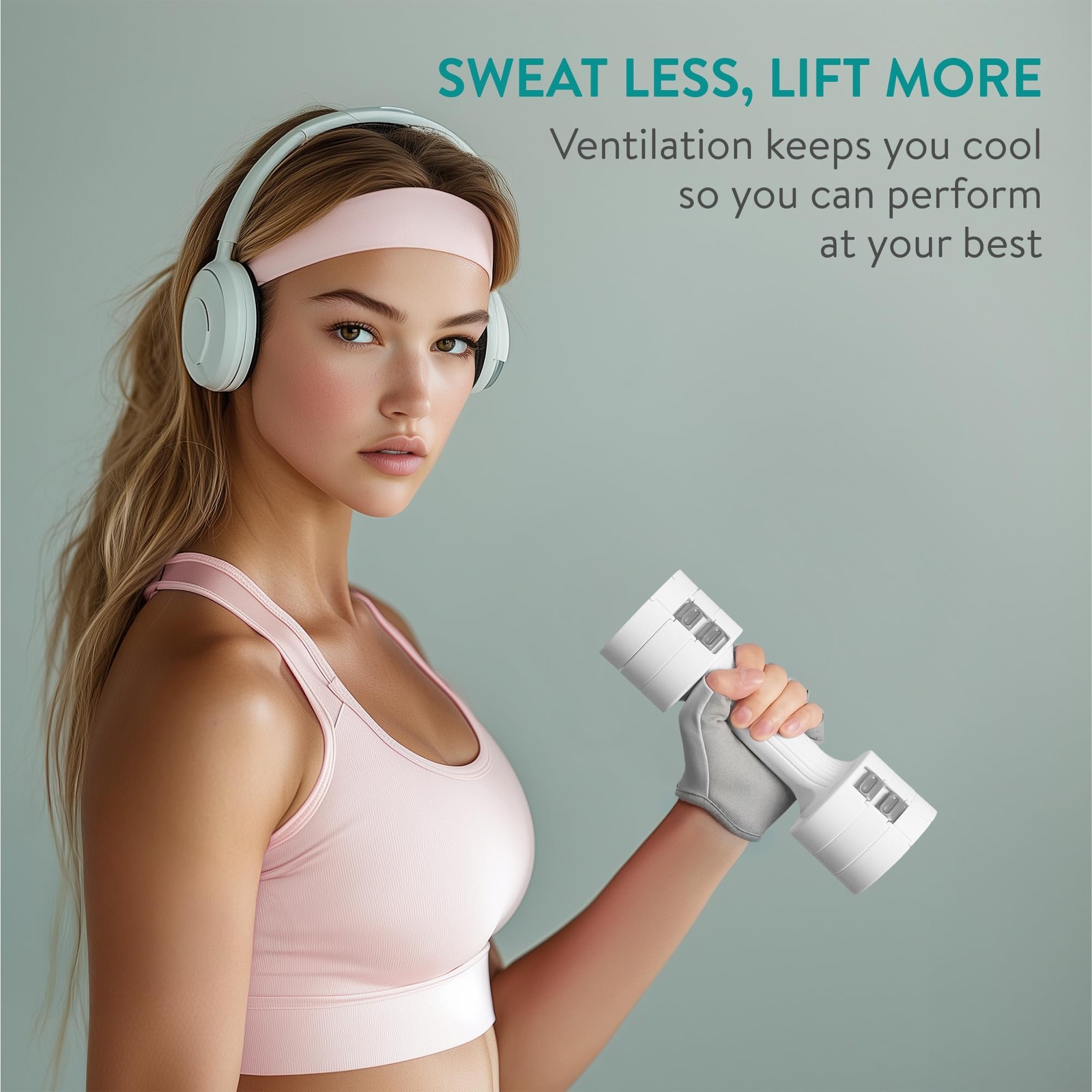 Women's Gym Gloves - Breathable, Sweat-Wicking Weight Lifting Gloves - Gym Ac...