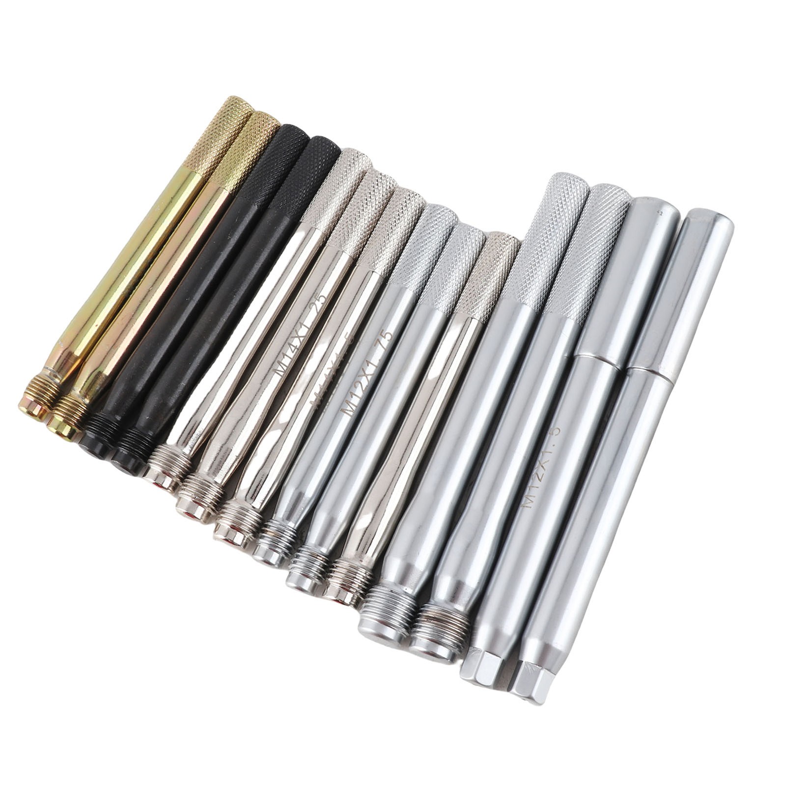 New 14 PCS Wheel Stud Alignment Pin Carbon Steel Wheel Alignment Balancing Guide