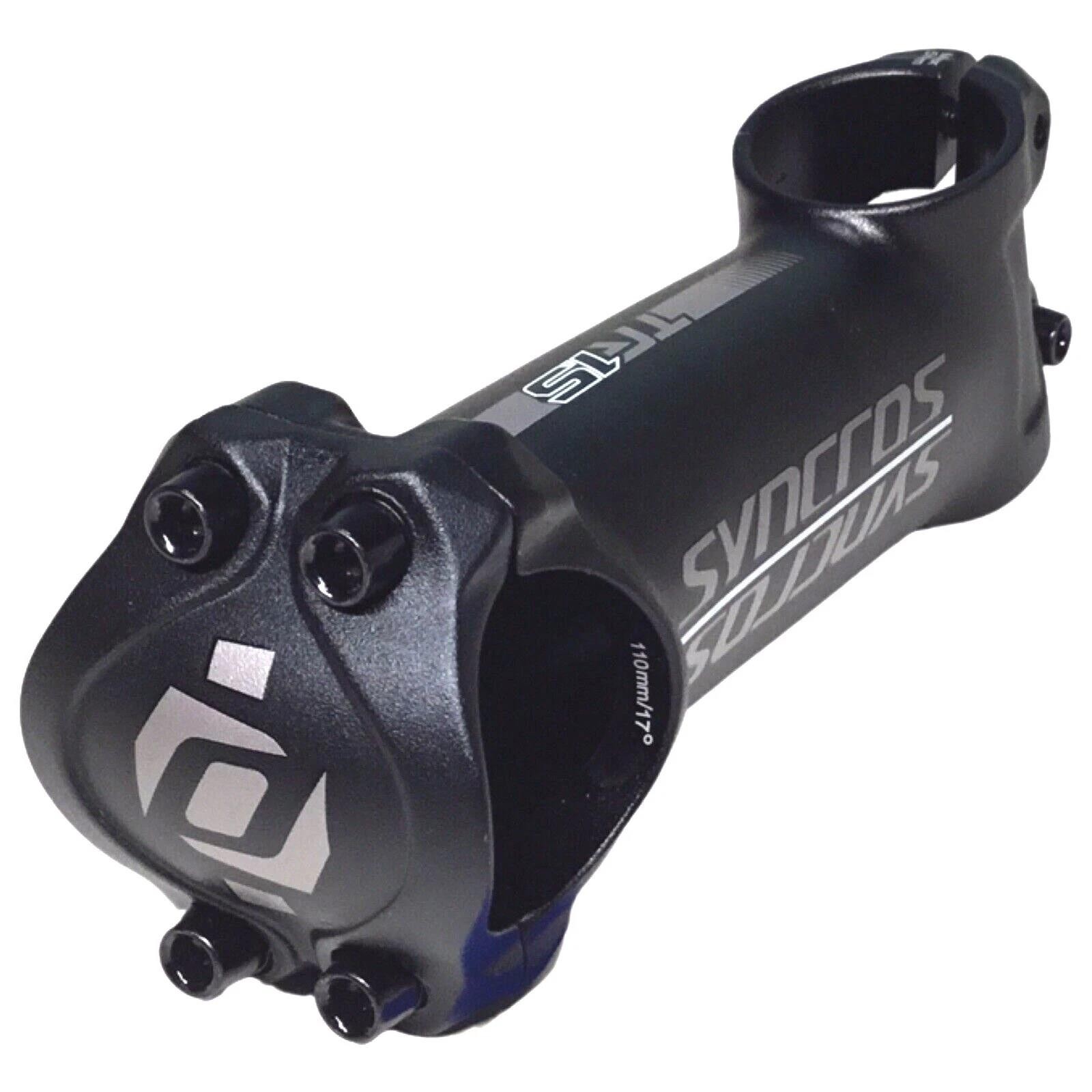Syncros TR 1.5 Stem 110mm 17°Rise 31.8mm 1‑1/8" Road MTB Gravel Matte Black 140g