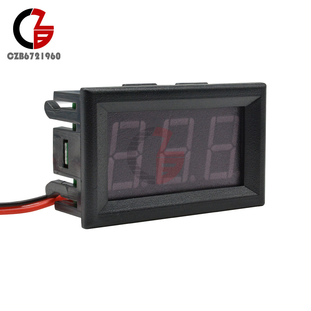 AC 70-500V Voltmeter 0.56" Inch Mini Digital Green LED Voltage Panel Volt Meter