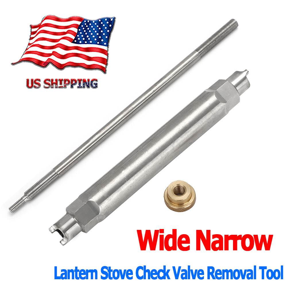 For 220b AND UP Lantern Stove Check Valve Removal Tool Wide Narrow Double End