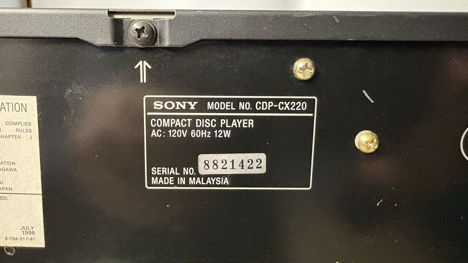 Sony CDP-CX220 200 CD Mega Storage Changer.*Nice Jukebox!*