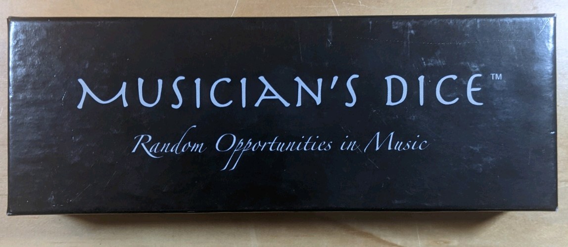 Musician's Dice Song Writing Teaching Tool
